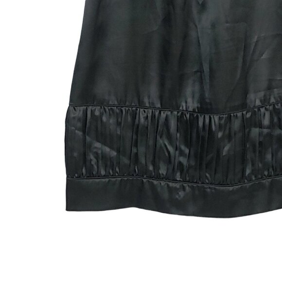 BEDO Black satin beaded backless shift dress - Picture 3 of 16